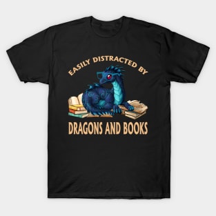 Dragons And Books T-Shirt